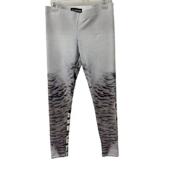 Gearbunch the snowy owl leggings size L.    A449 - Picture 3 of 6